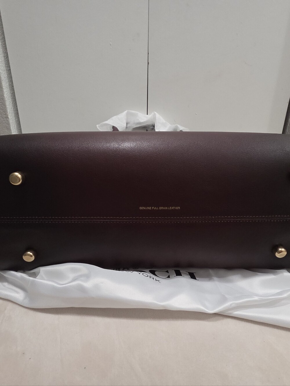 Coach NWT Empire 40 - Burnished Merlot/Brass - Below Retail/FREE Ship - Picture 5 of 14